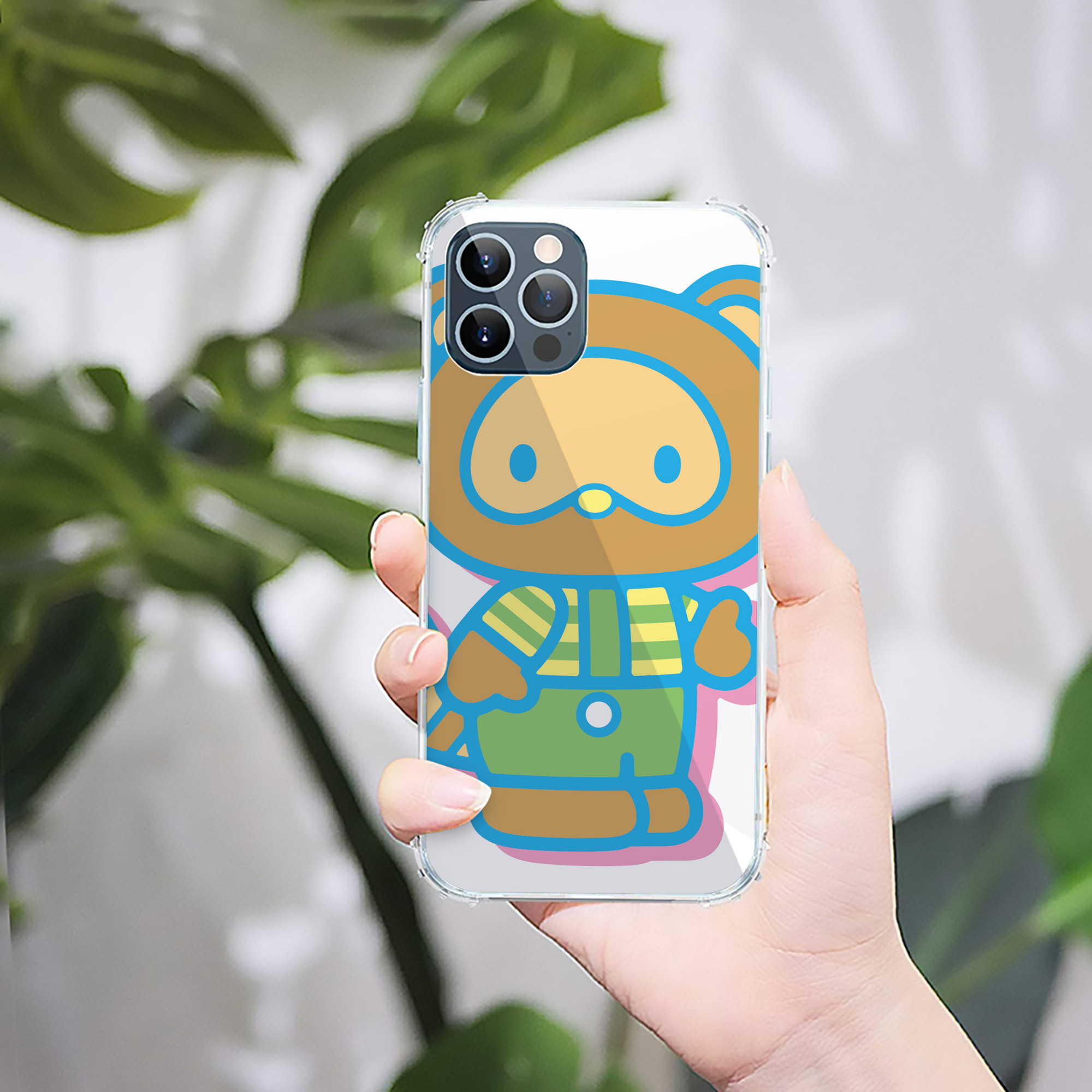 （画像用） Hello Kitty ハローキティ 【iPhone 12シリーズ対応】透明スマホケース（クリアソフトケース）
